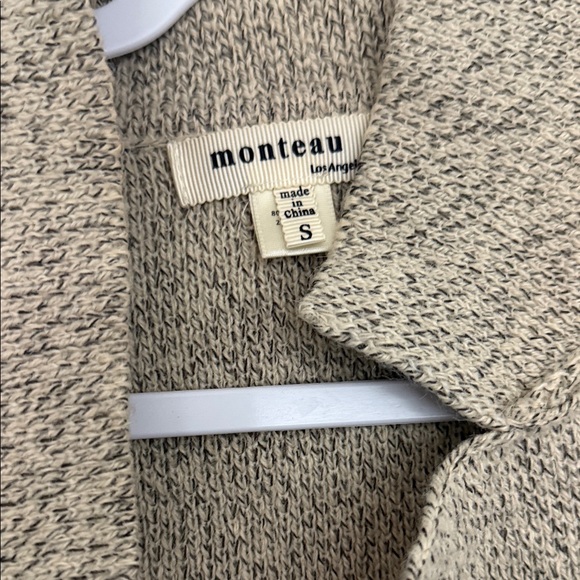 Women's Beige Cardigan Vest - Picture 2 of 4